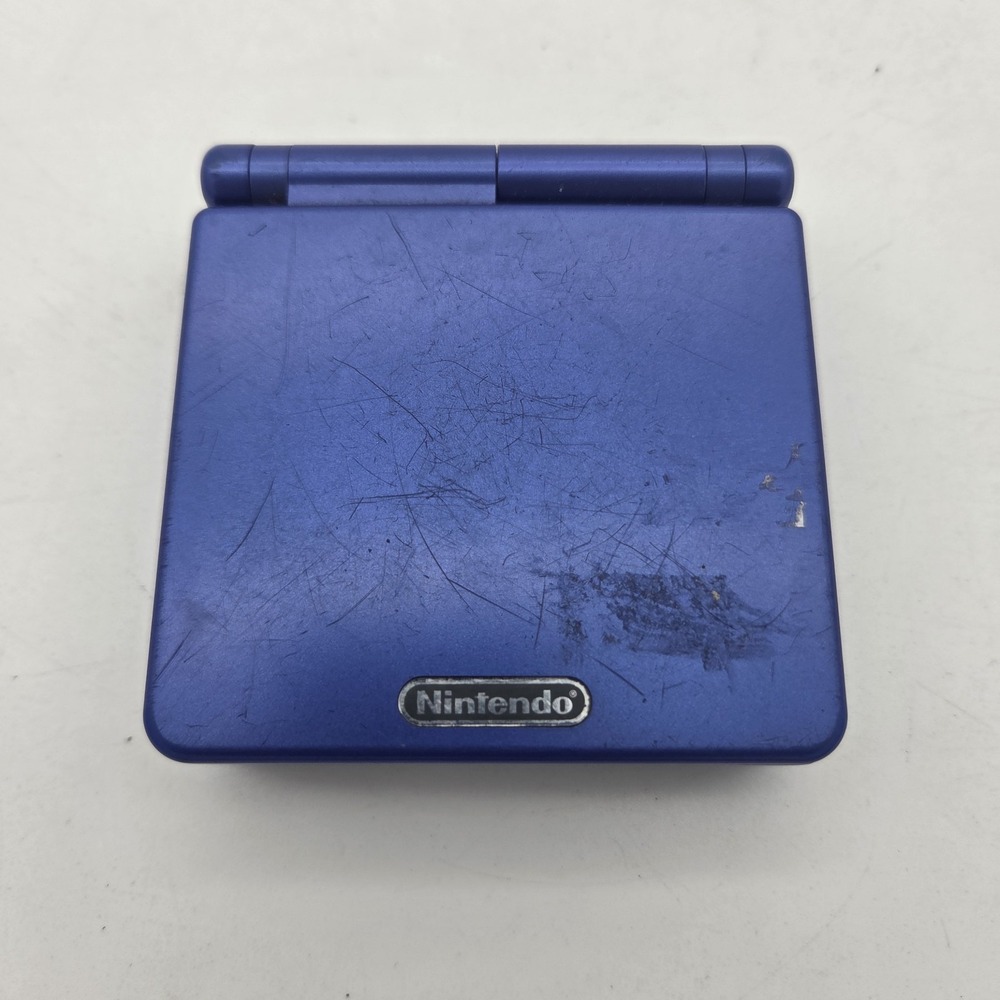 Nintendo Gameboy Advance GBA SP Console Cobalt Blue AGS-001 TESTED Working